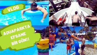 AQUAPARK'A GİTTİK! | VLOG (AŞIRI EĞLENCE İÇERİR!!!)