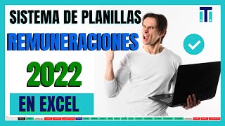 Sistema de PLANILLA DE REMUNERACIONES en excel 2022 I Con Boletas PLAME y AFP Net