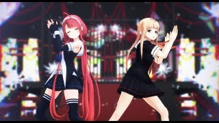 【MMD艦これ】夕立 江風でおどりゃんせ