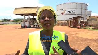 Minister Beatrice Akello Delighted With Oil Storage Work in the Country,She was at Jinja Terminal