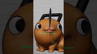 Episode 12 There’s a vicious dog inside, so be afraid, 3D chainsaw man Pochita #visual #modeling