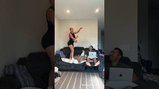 DO YOU GUYS THINK HE LIKED THIS DANCE?!😂 #trending #dance #couplegoals #shorts