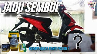 BERAPA BIAYA GANTI PISTON BEAT KARBU ?