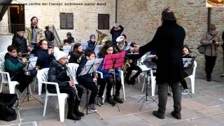 Inaugurazione cortile dei Clareni: esibizione Junior Band