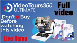 Live Demo VideoTours360|VideoTours360 Review | Full Part Video|  amazing bonuses😜 #review