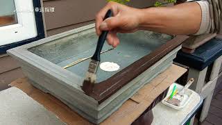 DIY Concrete Bonsai Pot#bonsai #garden