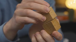 ASMR Up Close Scratching and Rubbing Sounds With the Wooden Blocks I Preston TalkZZZ