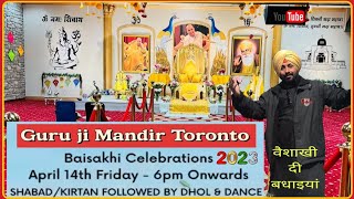 VAISAKHI CELEBRATIONS in Guruji Mandir Toronto!#toronto#canada#Guruji Mandir#guruji#casinowoodbine.