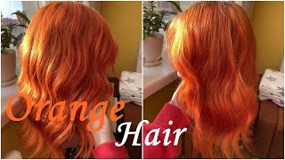 🍊🍂🍁FARBOWANIE WŁOSÓW NA POMARAŃCZOWY / ORANGE HAIR DYE 🍁🍂🍊 | Arctic Fox Hair Color