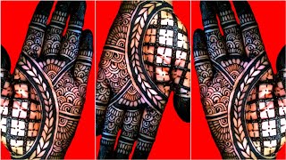 Beautiful front hand mehndi design |Karwachauth mehndi design |Palm mehndi design |Mehndi design