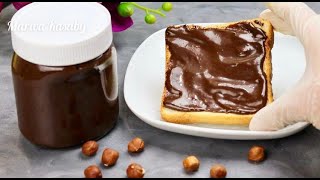 نوتيلا بأحلى وأبسط طريقة ( سكرها مظبوط جدااا عن الجاهزة و نفس الطعم الرااائع) |Nutella