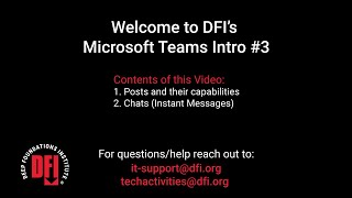 Microsoft Teams Intro Video Part 3