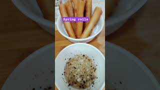 #delicious #springroll #satisfying #deepfrying #yummy #views #shortvideo