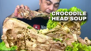 ASMR EATING CROCODILE | MUKBANG ASMR