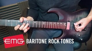 Baritone Heavy Rock Tones: EMG Retro Active Hot70 vs. Mini-humbucker M-60