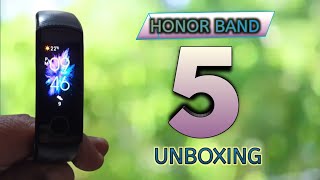 || Honor band 5 unboxing smart fitness band ||