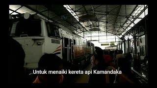 Pemberangkatan KA Kamandaka Dari Stasiun Semarang Poncol Menuju  Stasiun Purwokerto