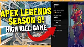 HIGH KILL GAME WITH MOVEMENT ON NEW APEX LEGENDS SEASON 9!