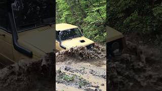 Pajero mk1 & Jeep XJ in mud