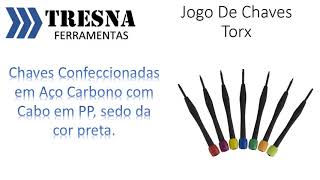 Jogo de Chaves de Precisão Torx com 7 Peças