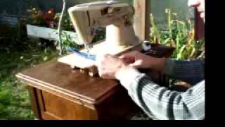 Singer 500A Rocketeer Sewing Machine Demo