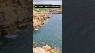 Mountain beach in Ibiza #beach #mountain #ibiza #spain