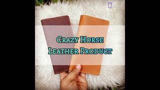 Dompet kulit asli crazy horse/Dompet kulit pasport / Dompet harley