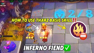 HOW TO USE “THARZ BASIC SKILL” IN MAGIC CHESS‼️ INFERNO COMBO TANK✅ | BEST SYNERGY OF 2024 🔥💯😱