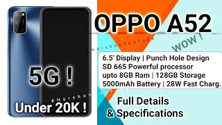 Oppo A52 Unboxing | 5G | Specification | First Look - under 20K !