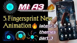 mi a3 users latest themes | latest fingerprint animation for xiaomi users