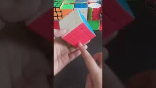 How to make Denmark 🇩🇰 flag on 5x5 cube #shorts