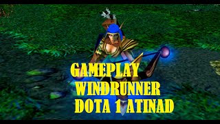 GAMEPLAY WINDRUNNER DOTA 1 PLATAFORMA ATINAD MAPA 7.03b