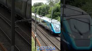 397004 passes under Stony Lane bridge at Forton on WCML