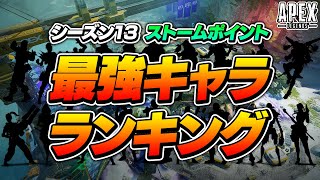 シーズン13ストームポイントランクおすすめ最強キャラランキング！【APEX LEGENDS エーペックスレジェンズ】