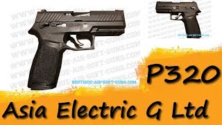 Présentation du P320 d'AEG Limited, disponible sur BASG.