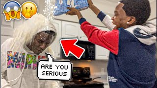 Pouring Flour On @coryboy And This Happened 😳😂 ( Must Watch)