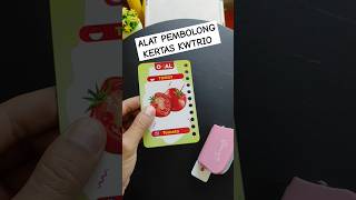 Alat pembolong kertas KwTrio #kreatif #alatkreatif