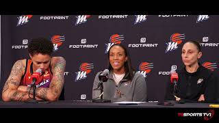 Phoenix Mercury Interim Head Coach Nikki Blue Post-Game Interview #wnba #nba #nikkiblue