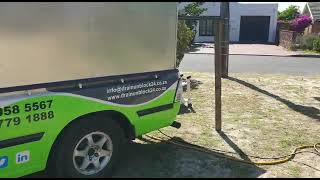 Drain Cleaning /Unblocking sewerage line from toilets Cape town Using High Pressure Jetting Machine