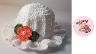 بالكروشيه طريقه عمل آيس كاب /طاقيه / tuto bonnet au crochet facile قبعه سهله وسريعه لجميع المقاسات