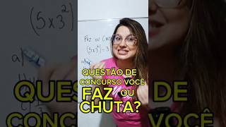 Questão de concurso você faz ou chuta?