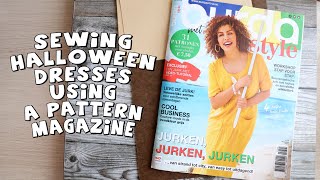 Pattern magazine to Halloween dresses