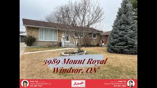 House for Lease - 3989 Mount Royal, Windsor, ON