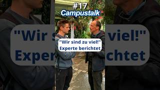 Campustalk | Zu viele Menschen? #student #interview #straßenumfrage