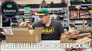 I cannot believe how this Lego.com order was packed! Quick GWP Lego Haul