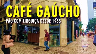 Bar Tradicional desde 1935 Café Gaúcho no centro do Rio - O melhor pão de linguiça do Rio