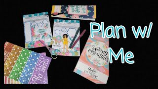 PLAN WITH ME| MOJO GLITTERS | SPRING ESSENTIALS  | KELL OF A PLAN WEEKLY FLORALS