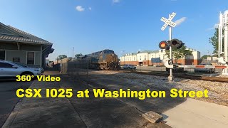 360° VR Video - CSX I025 at Washington Street in Athens