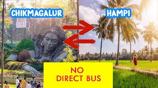 How to Reach HAMPI from Chikmagalur | KSRTC Bus Experience | Travel Guide