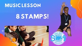 8 Stamps | KS1 and KS2 Homeschool Music Lesson from Sing Education